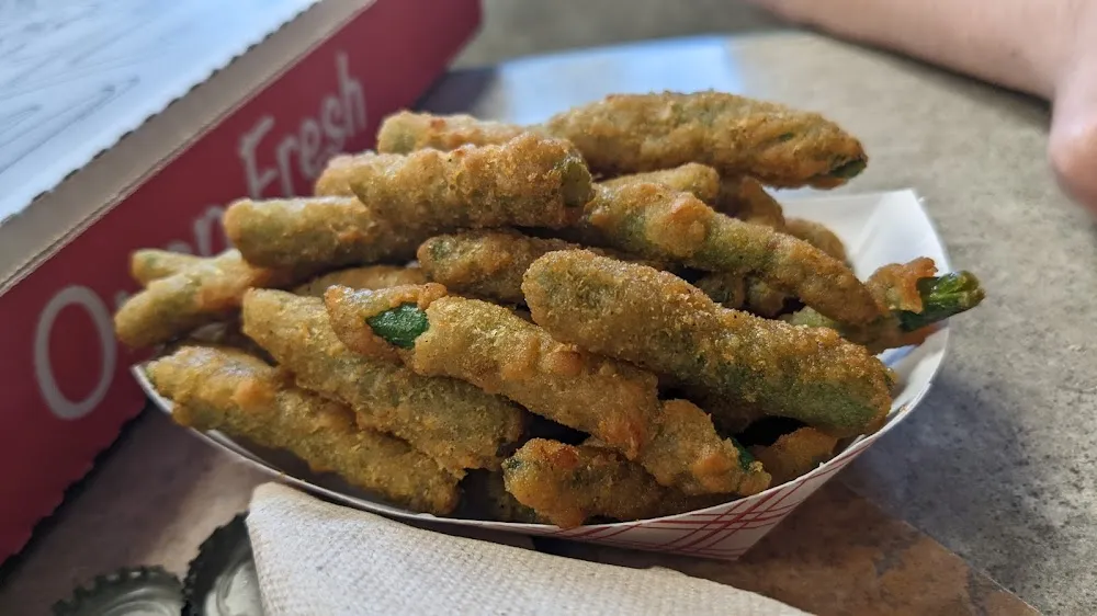 Fried Green Beans w Ranch Dressing